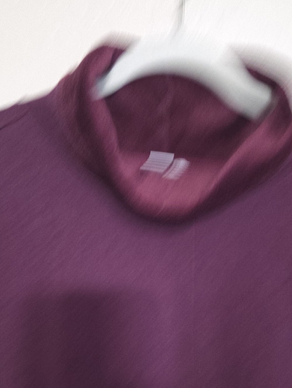 Athleta Women's Plum Thick Faux Furlined Turtleneck Pullover - Picture 8 of 10